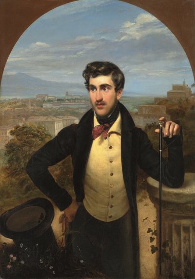 Portrait du prince Mikhaïl Alexandrovitch Galitzine - Orest Adamovich Kiprensky