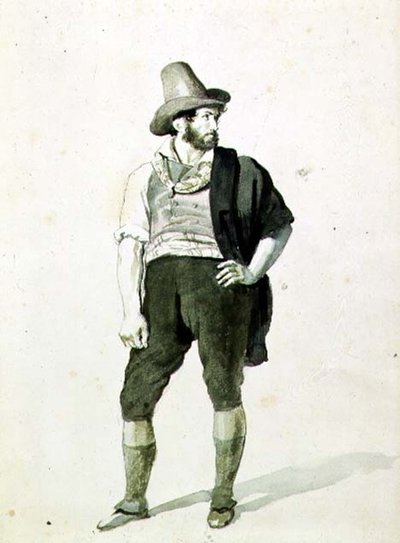Le Jeune Italien, c.1834 - Orest Adamovich Kiprensky