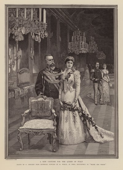 Nouvelle robe pour Margherita de Savoie, reine d