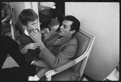 Tony Curtis avec sa fille Jamie Lee Curtis - Orlando Suero