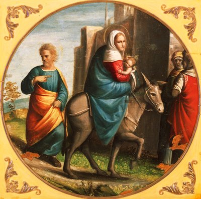 Retour de la fuite en Égypte - Ortolano (c.1488 c.1525)