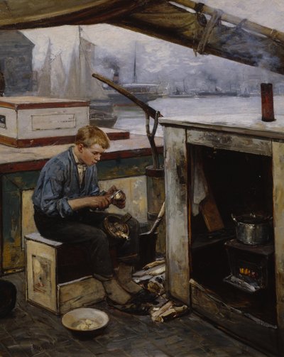 Boy from Førstereis - Oscar Arnold Wergeland