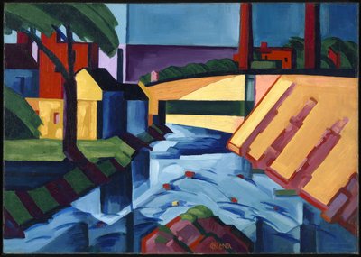 Tonalités du soir - Oscar Bluemner