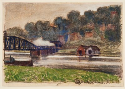 Rivière Harlem, 21 janvier 1903 - Oscar Bluemner