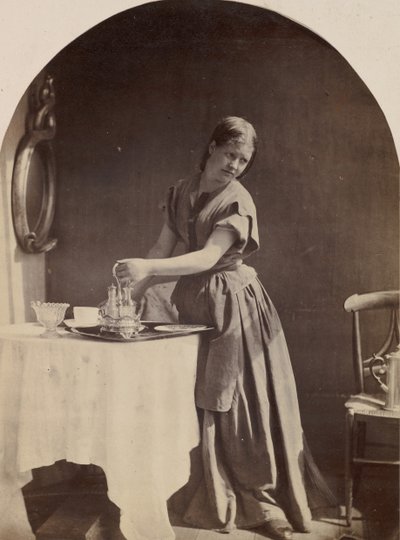 Mode anglaise au petit-déjeuner, vers 1860 - Oscar Gustav Rejlander