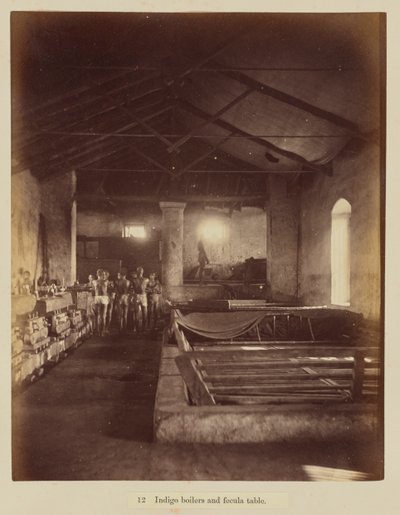 Chaudières à indigo et table de fécule - Oscar Jean Baptiste Mallitte