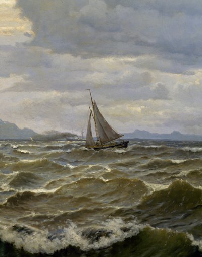 Navires en mer - Oscar Kleineh