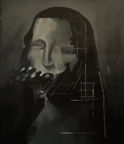 Gioconda, 2023 (acrylique et huile sur toile) - Oscar Nin