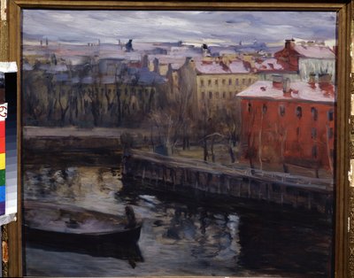 Vue de Leningrad - Osip Emmanuilovich Braz