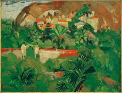 Paysage italien avec porte, Levanto - Oskar Moll