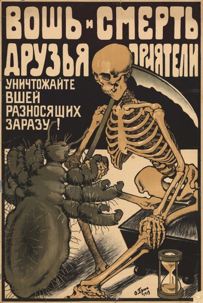 Le pou et la mort sont copains, 1919 - Oskar Petrovich Gruen