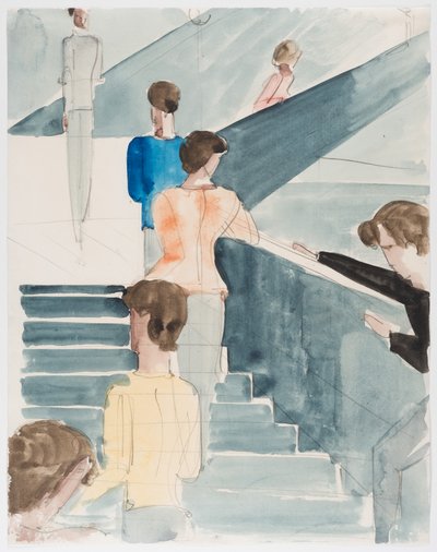 Escalier du Bauhaus - Oskar Schlemmer