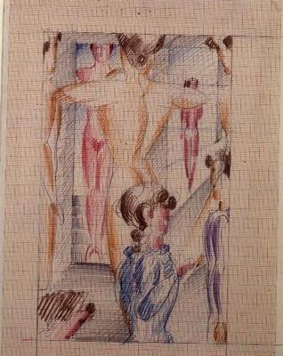 Entrée du stade - Oskar Schlemmer