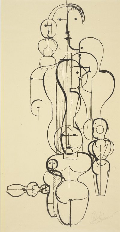 Plan figuratif K 1 - Oskar Schlemmer