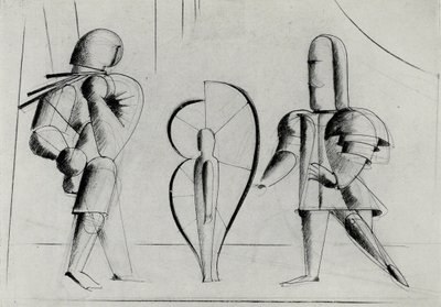 De la scène au Bauhaus, 1925 - Oskar Schlemmer
