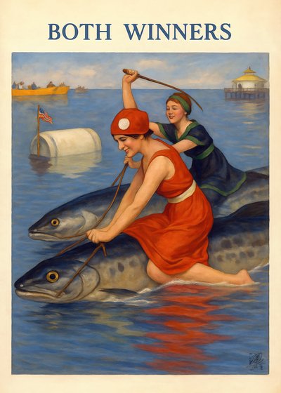 Les Fish Riders vintage - Osvaldo Russo