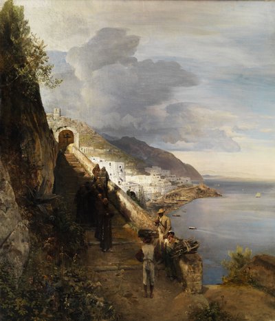 La côte amalfitaine - Oswald Achenbach