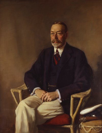 George V par Oswald Birley - Oswald Hornby Joseph Birley
