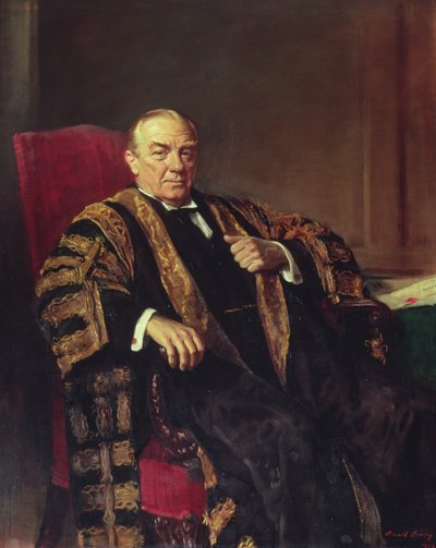 Portrait de Stanley Baldwin (1867-1947) - Oswald Hornby Joseph Birley