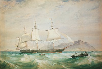 H.M.S. Hornet, 1861 - Oswald Walters Brierly