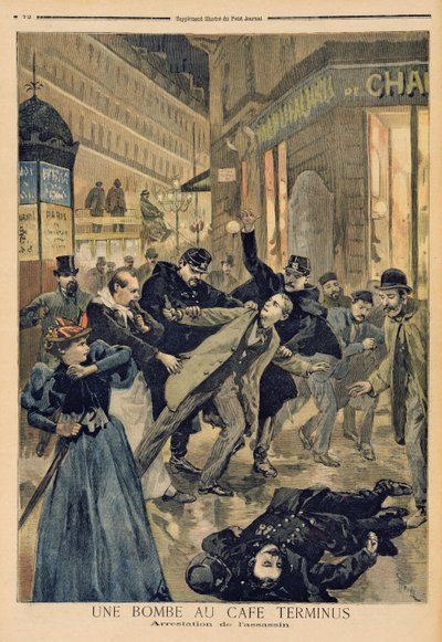 Une bombe au Café Terminus, l