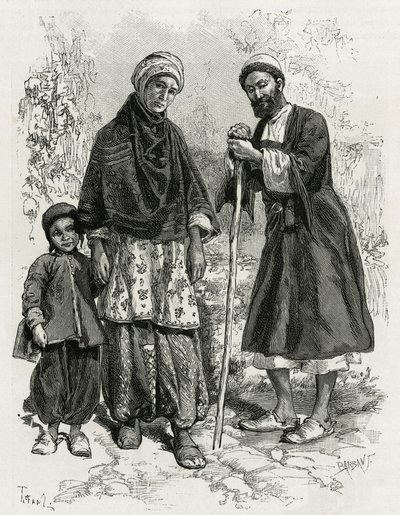 Une famille guèbre - Oswaldo Tofani