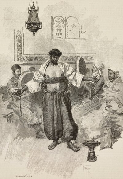 Danse Aissawa, confrérie religieuse marocaine, à l