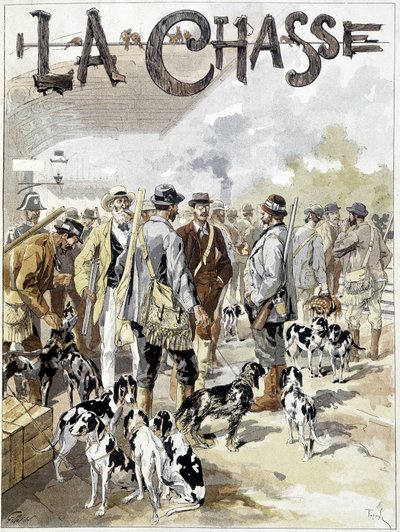Départ pour la chasse - Oswaldo Tofani
