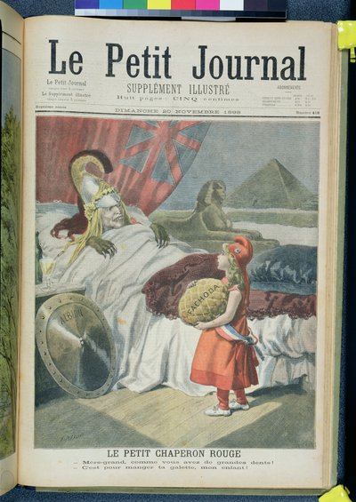 Le Petit Chaperon Rouge ou la France perdant Fachoda contre l
