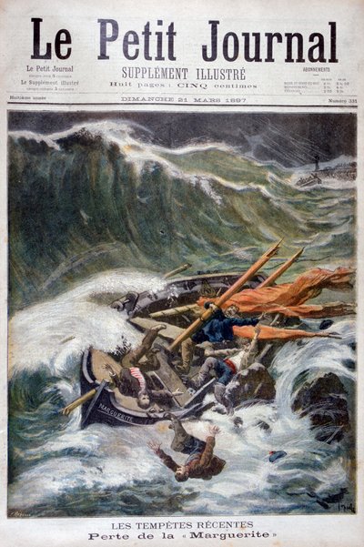 Perte du bateau de pêche Marguerite, 1897 - Oswaldo Tofani