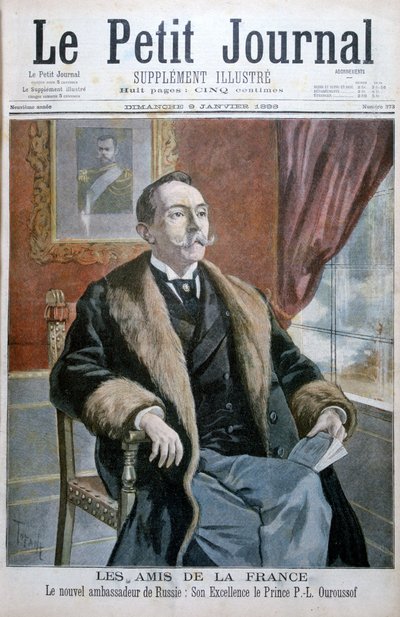Prince PL Ouroussof, le nouvel ambassadeur de Russie, 1898 - Oswaldo Tofani
