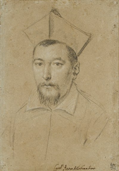 Portrait du cardinal Pietro Aldobrandini, début du XVIIe siècle - Ottavio Mario Leoni