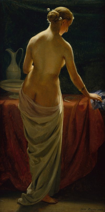 Une Dame Nue à sa Toilette - Otto Bache
