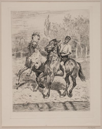 Les chevaux sont arrosés - Otto Bache