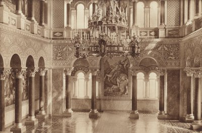 Château de Neuschwanstein du roi de Bavière, la salle du trône - Otto Ballerstedt