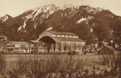 La Maison des Passions à Oberammergau, vue vers Laber - Otto Ballerstedt