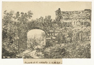 Porte de la Citadelle à Liège - Otto Baron Howen