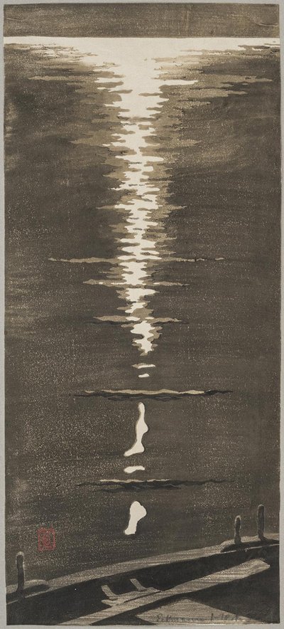 Clair de lune sur la mer - Otto Eckmann
