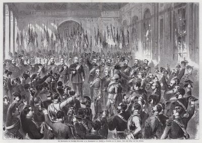 Proclamation du roi Guillaume Ier de Prusse comme empereur d