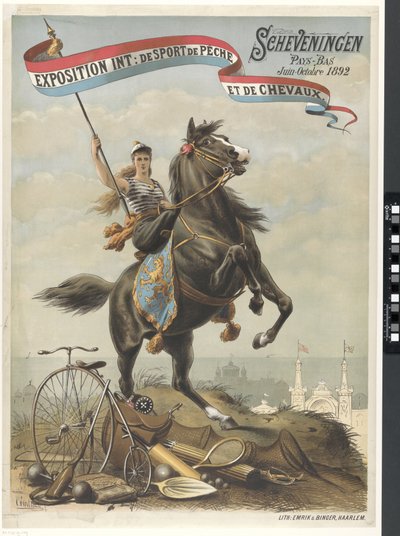 Exposition Int: de Sport de Pêche et de Chevaux / Scheveningen Pays-Bas Juin-Octobre 1892 - Otto Eerelman