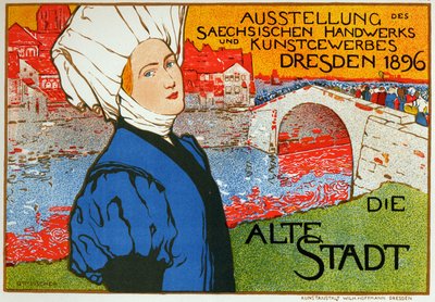La foire industrielle de Dresde en Allemagne - Otto Fischer