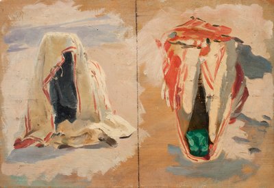 Études de draperies de Tunis - Otto Friedrich