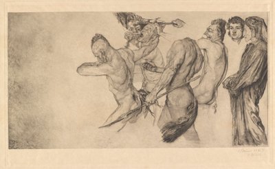 Dante et Virgile visitant l