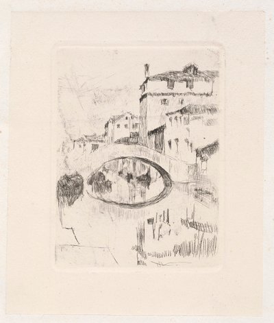 Pont au clair de lune, fin 19e-début 20e siècle - Otto H. Bacher