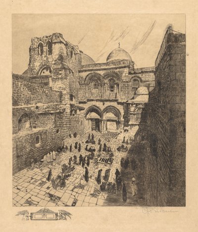 Église du Saint-Sépulcre, Jérusalem - Otto H. Bacher