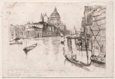 Entrée du Grand Canal, 1880 - Otto H. Bacher