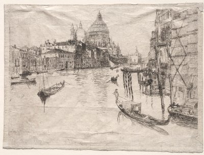Entrée du Grand Canal, Venise - Otto H. Bacher