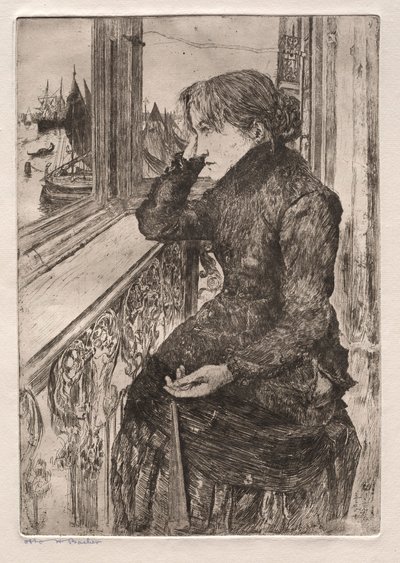 Eaux-fortes de Venise : Belle vue, 1882 - Otto H. Bacher