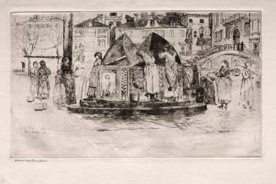 Eaux-fortes de Venise : Pozzo San Vio, 1882 - Otto H. Bacher