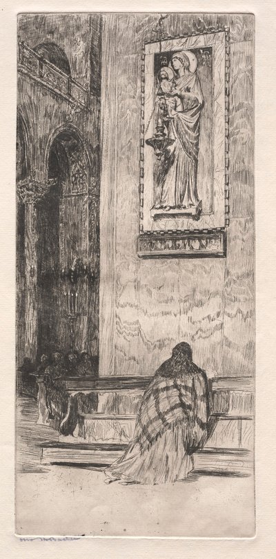 Eaux-fortes de Venise : Saint-Marc, 19e siècle - Otto H. Bacher